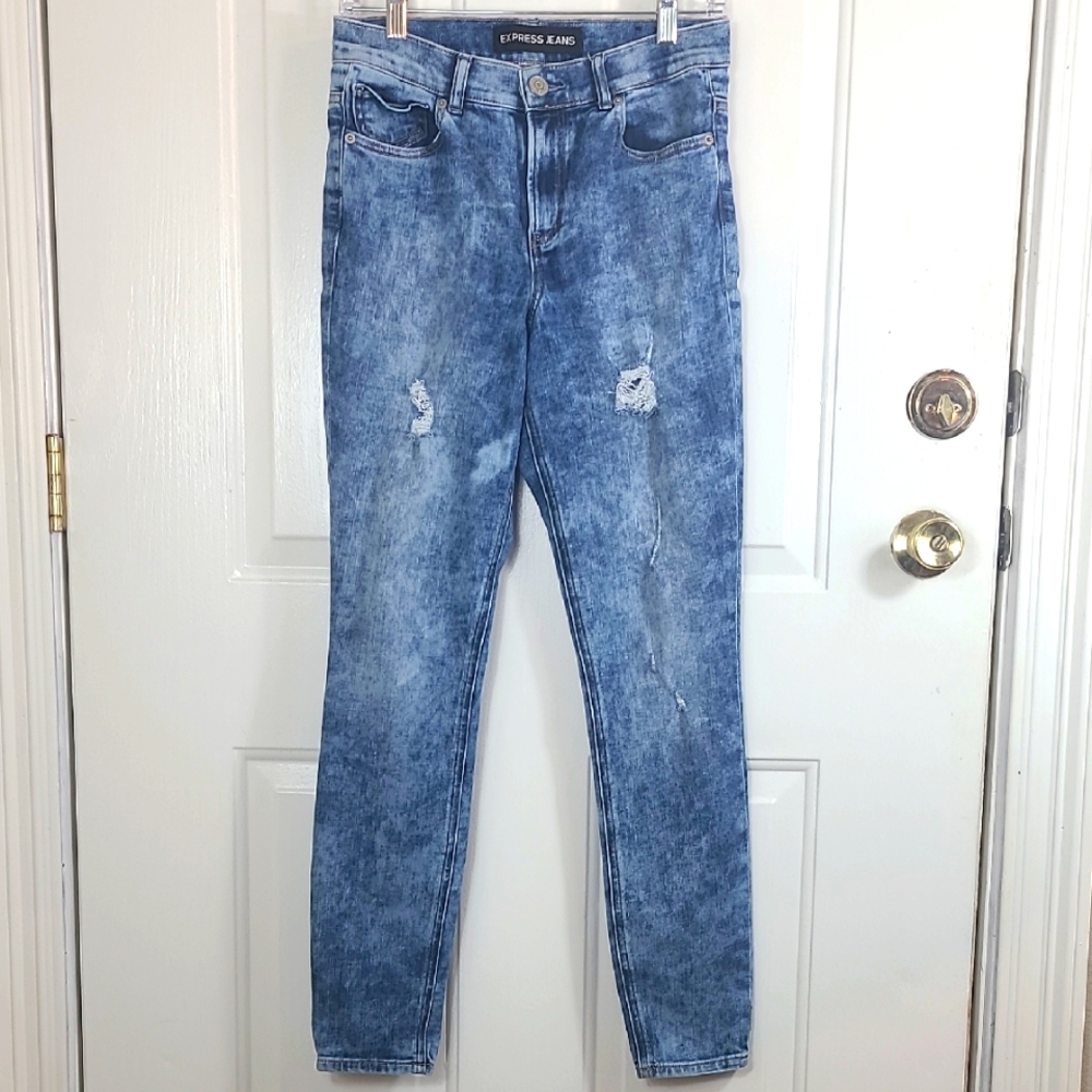 Express High Waist Skinny Jeans